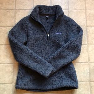Patagonia woolyster pullover. Grey/black Size S